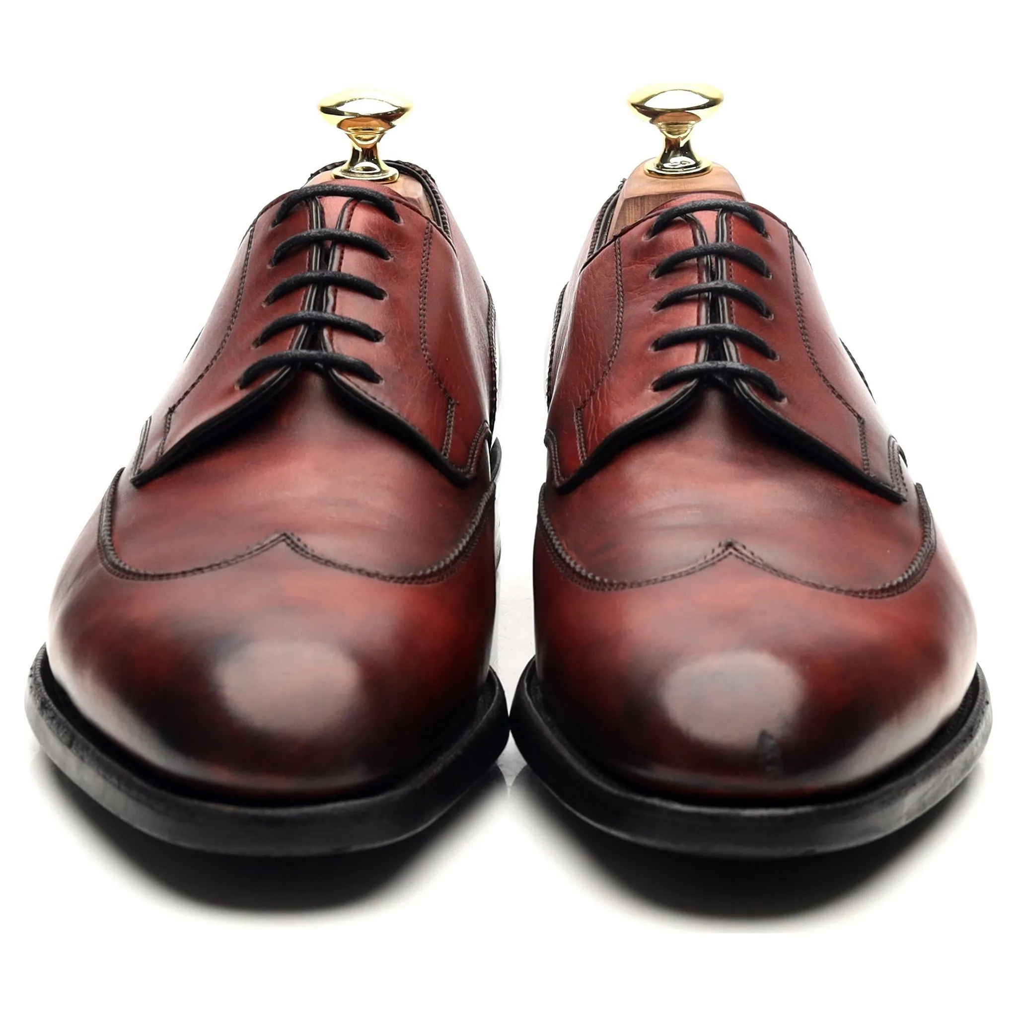 'Robertsbridge' Burgundy Leather Derby UK 7 E