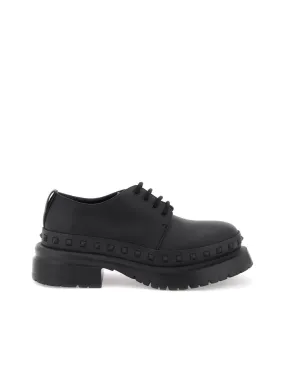 Rockstud Mway Leather Derby Shoes