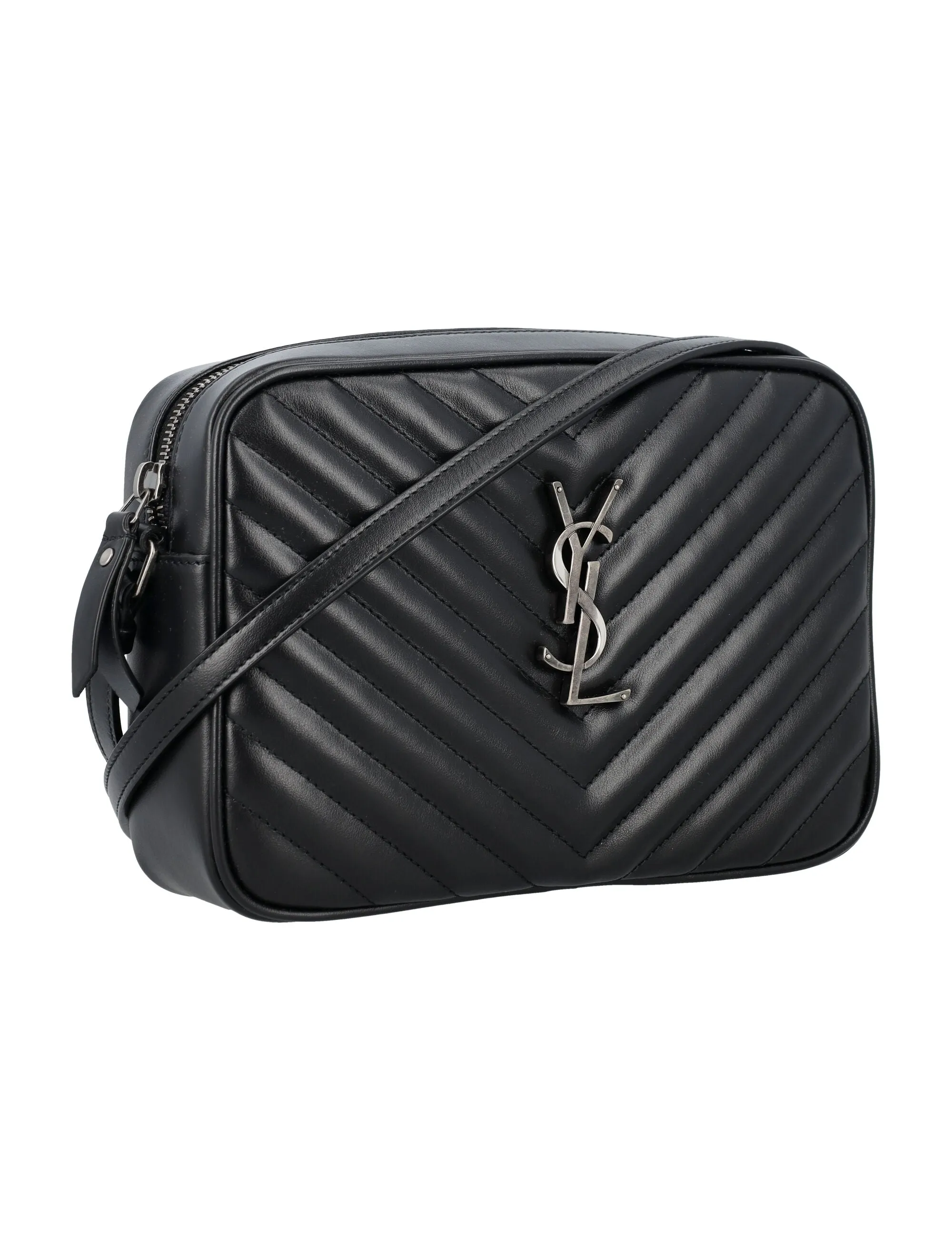 SAINT LAURENT Elegant Mini Black Leather Handbag