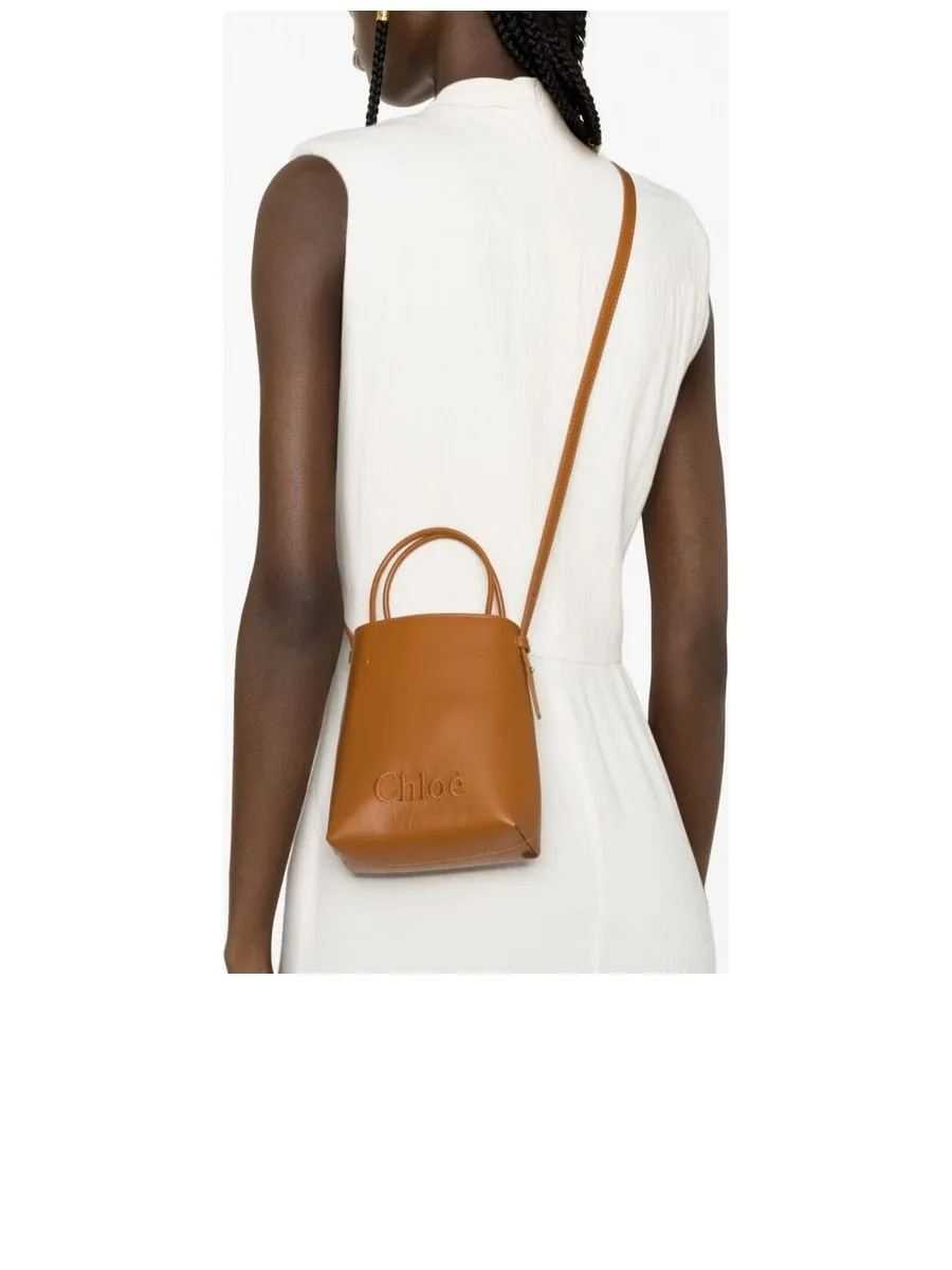 Sense Micro Leather Bucket Bag