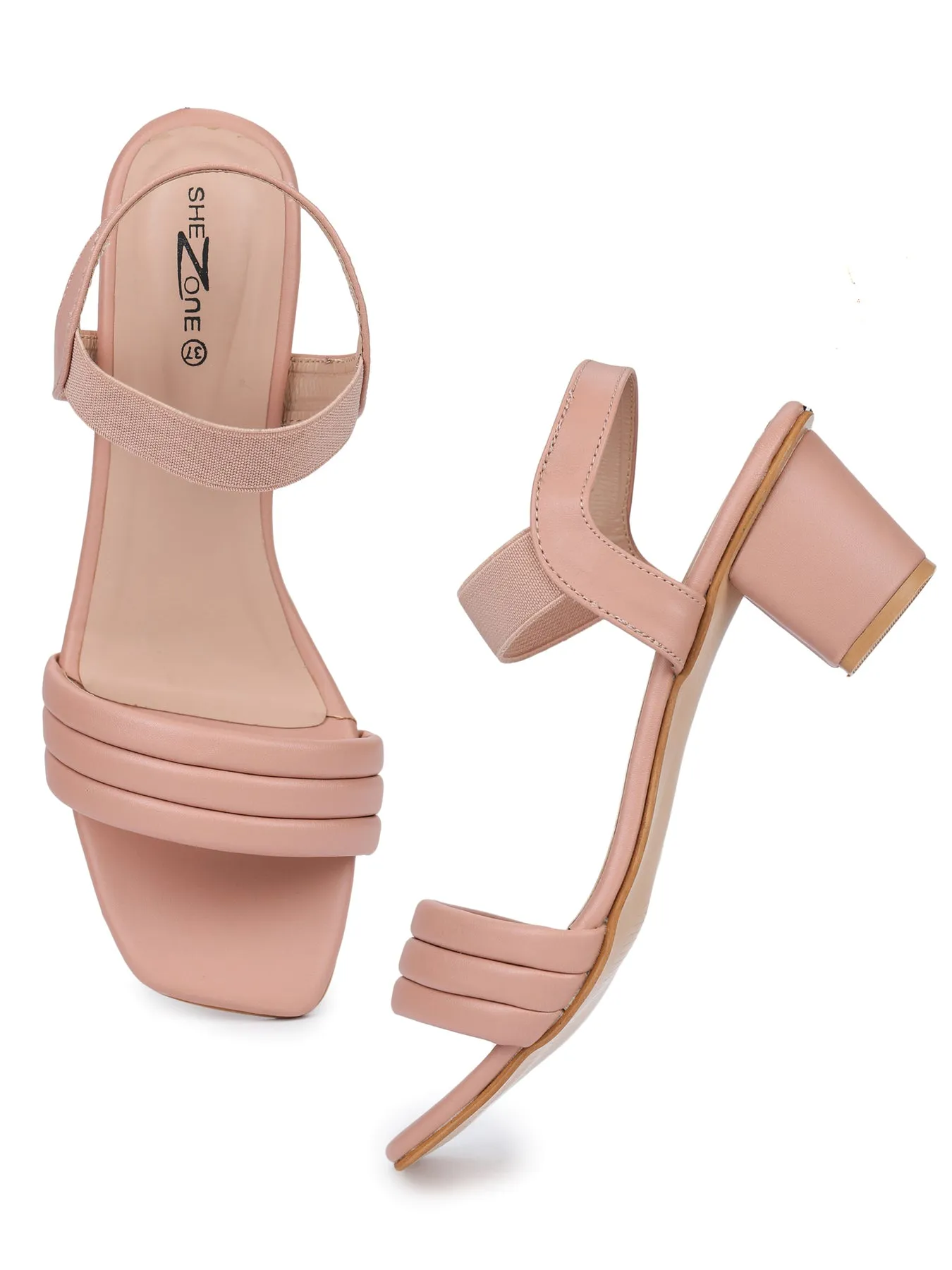 Shezone Peach Women Heels