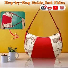 Shoulder Purse Bag PDF Download Pattern (3 sizes included)