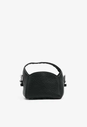 Small Rex Grained Leather Bucket Bag