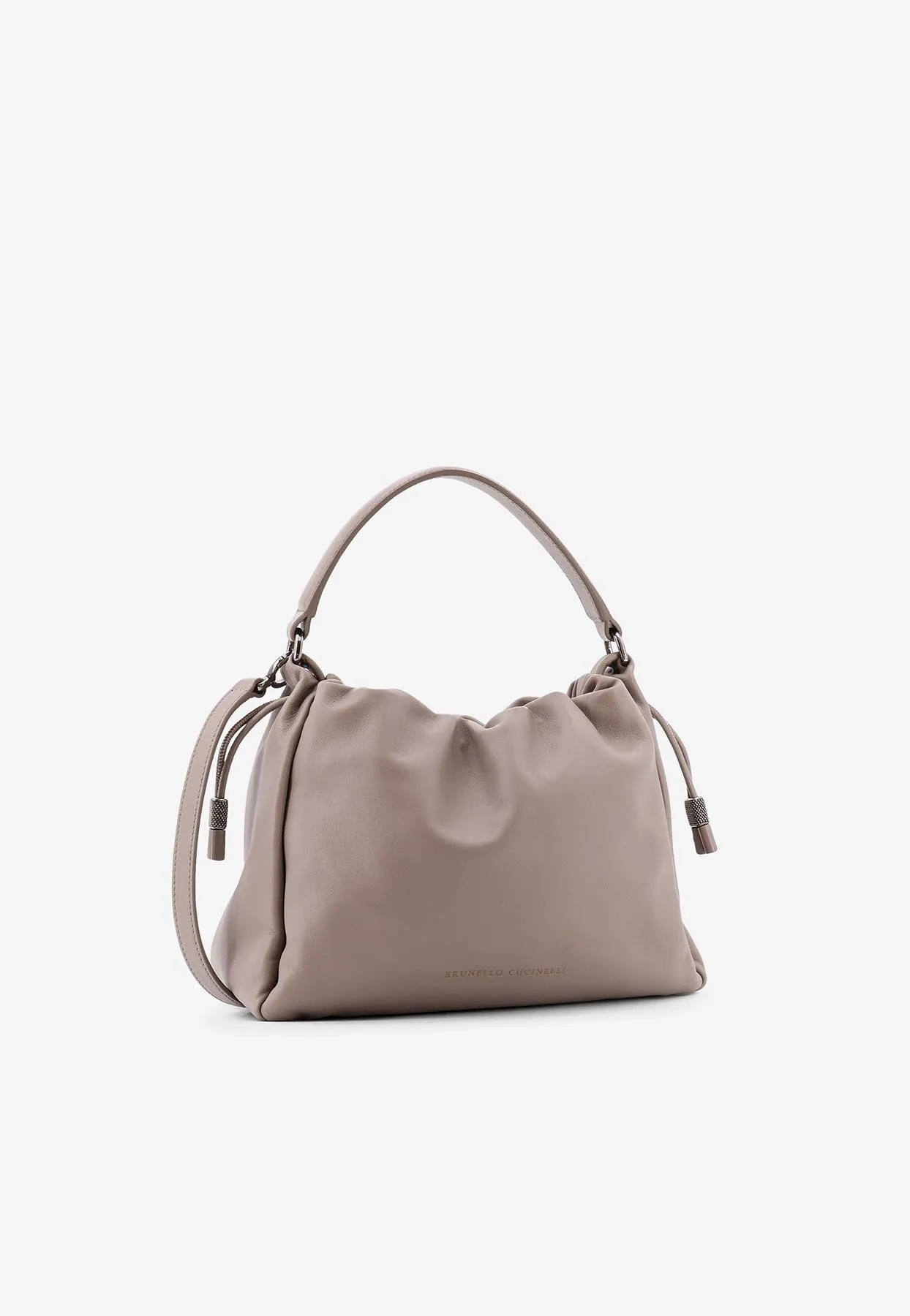 Small Soft Leather Mellow Bucket Bag