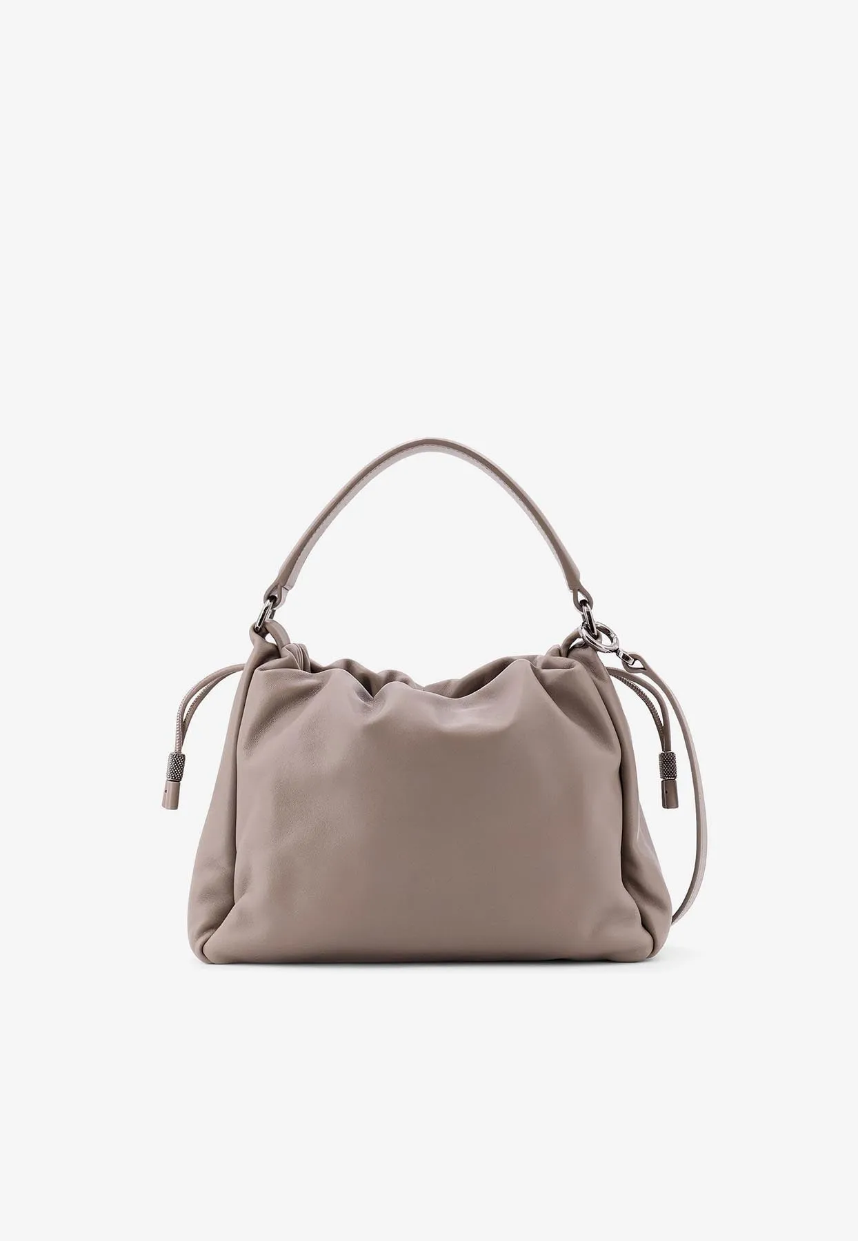 Small Soft Leather Mellow Bucket Bag