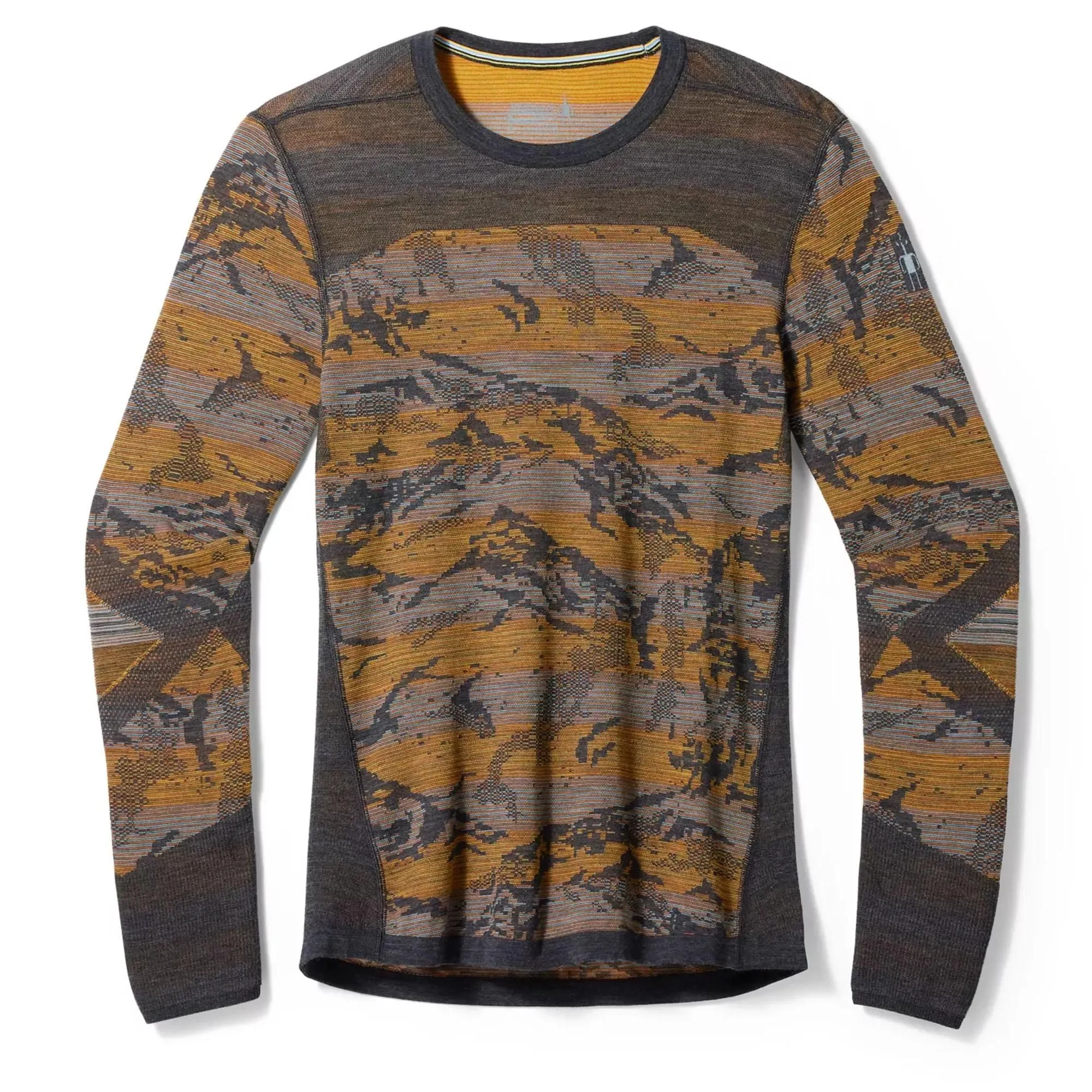 Smartwool Men's Intraknit Thermal Merino Pattern Crew Base Layer Top