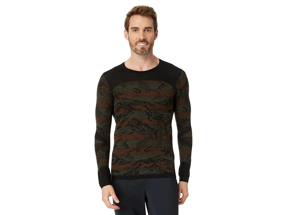 Smartwool Men's Intraknit Thermal Merino Pattern Crew Base Layer Top