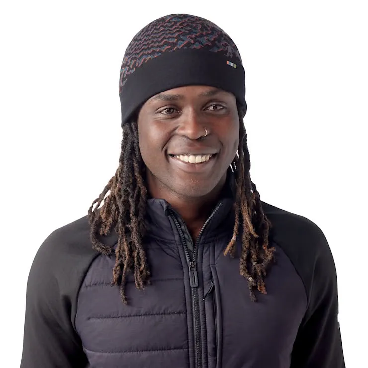 Smartwool Thermal Merino Reversible Cuffed Beanie - Black Retro Line