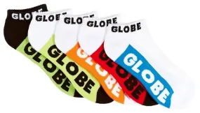 socks Globe Multi Brights Ankle 5 Pack - Multi