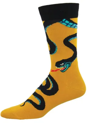 Socksmith Slither Me Timers Snake Socks Yellow