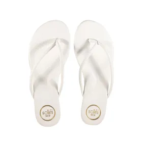 Solei Sea Vivie Flip Flop - White