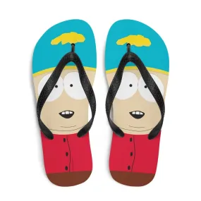 South Park Cartman Big Face Flip Flops