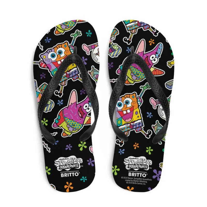 SpongeBob SquarePants Britto Flip Flops