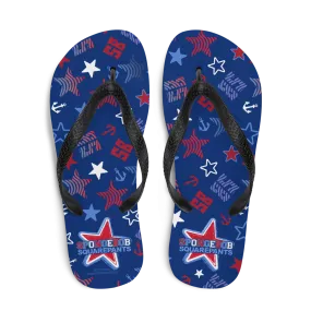 SpongeBob SquarePants Star Pattern Adult Flip Flops