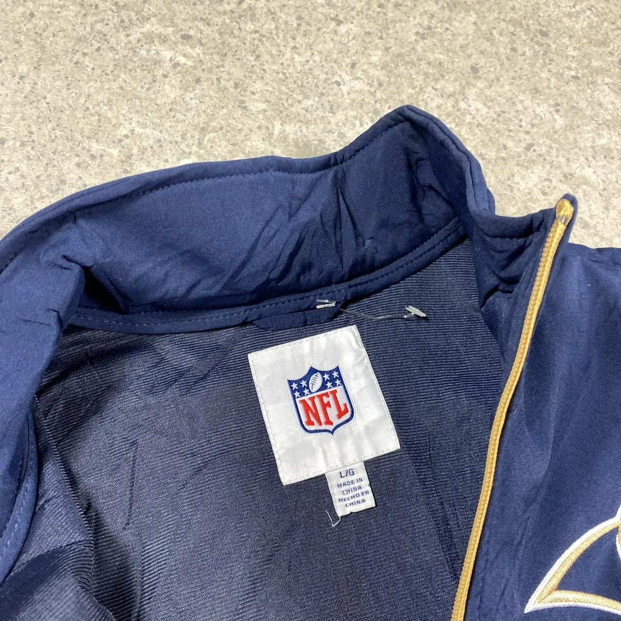 St Louis rams soft shell jacket large