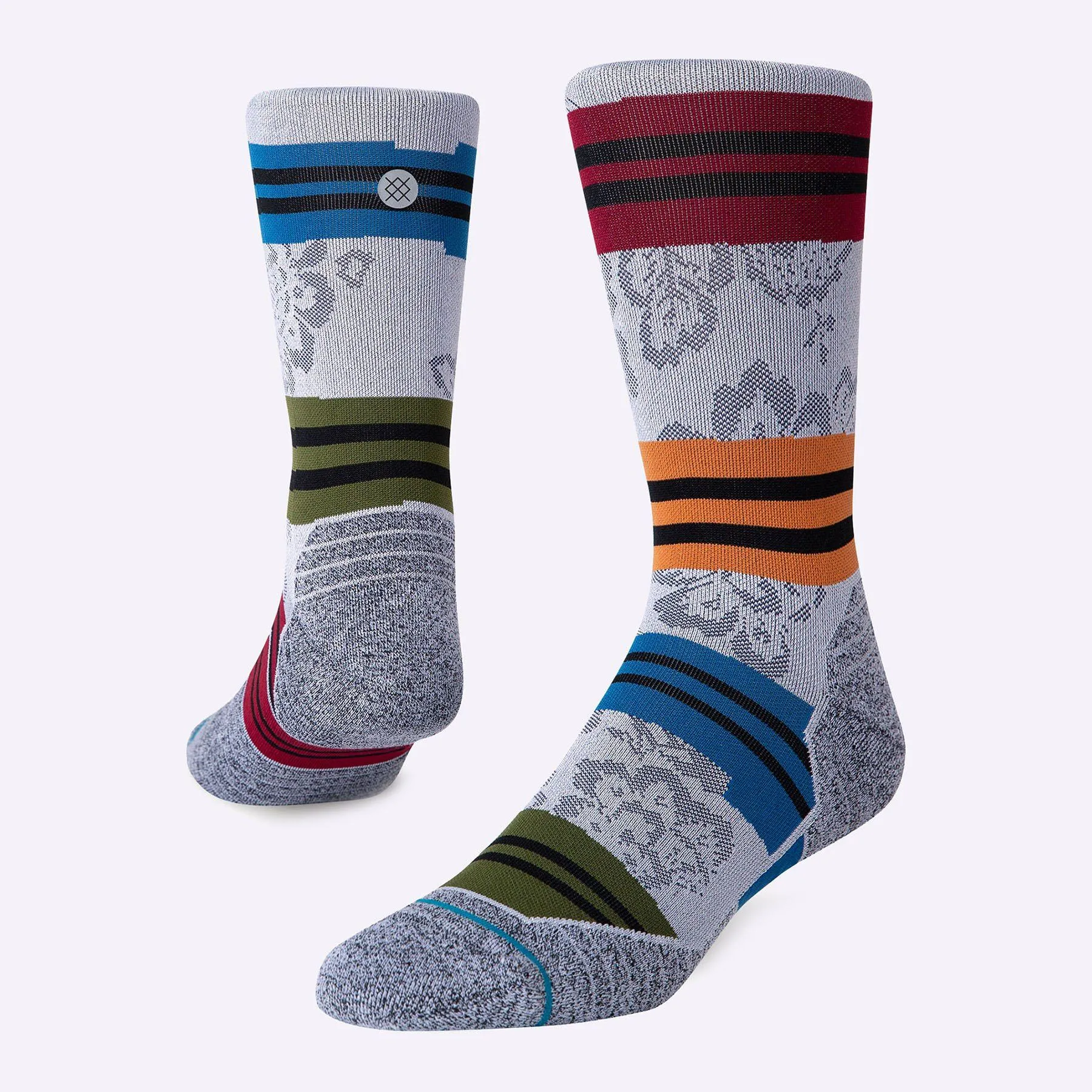 Stance Socks - Flora Crew - Grey