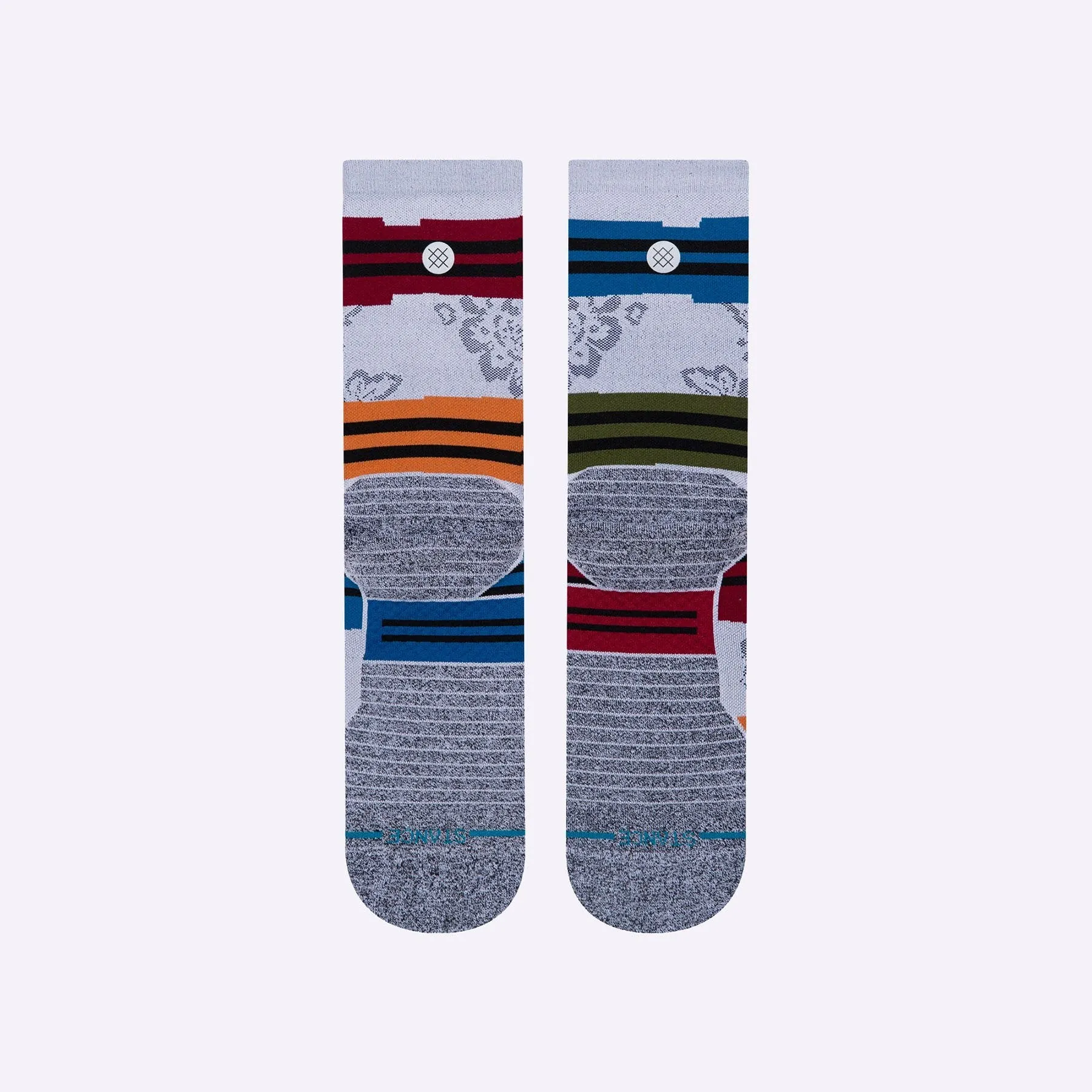 Stance Socks - Flora Crew - Grey