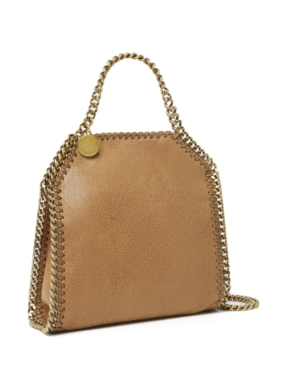 STELLA MCCARTNEY Tiny Mini Cognac Eco-Chic Handbag