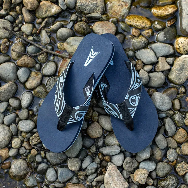 Suede Flip Flops