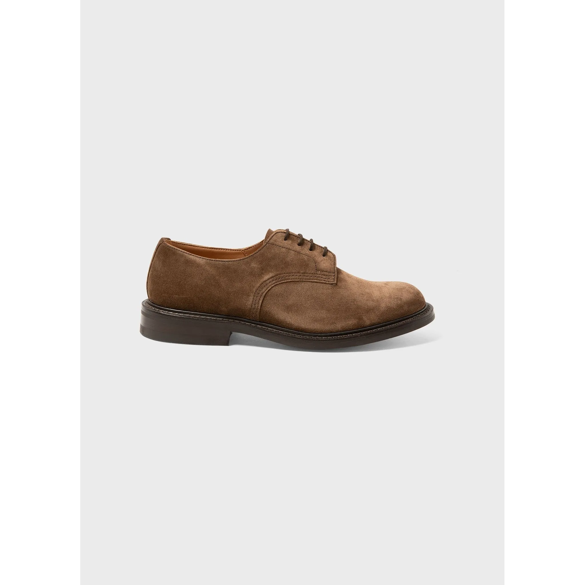 Sunspel x Trickers Suede Derby Shoe | Men | Light Brown