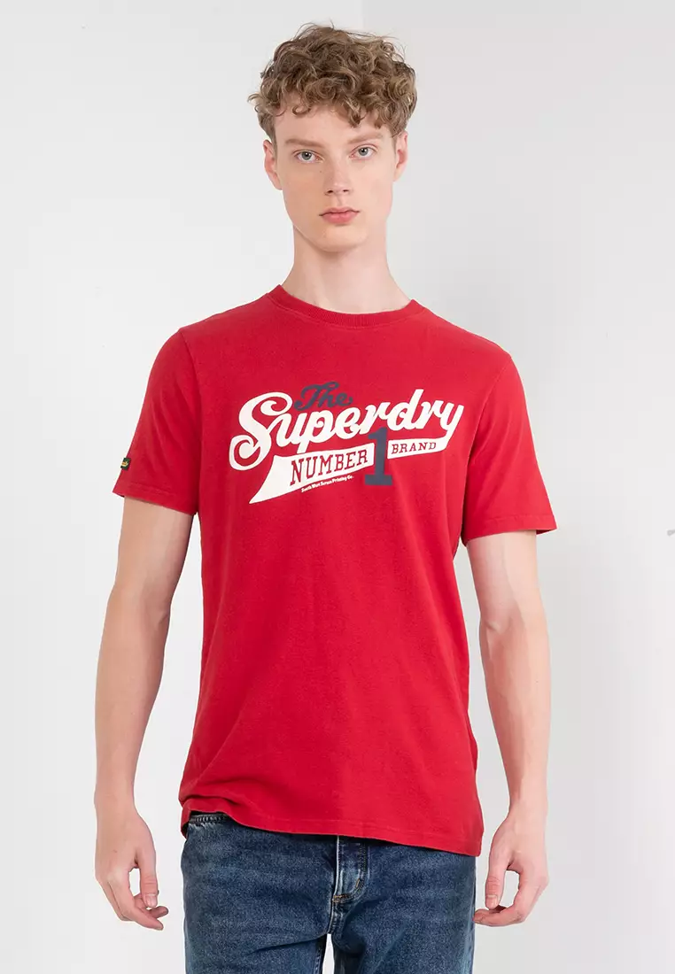 Superdry Vintage Scripted College T-Shirt - Original & Vintage