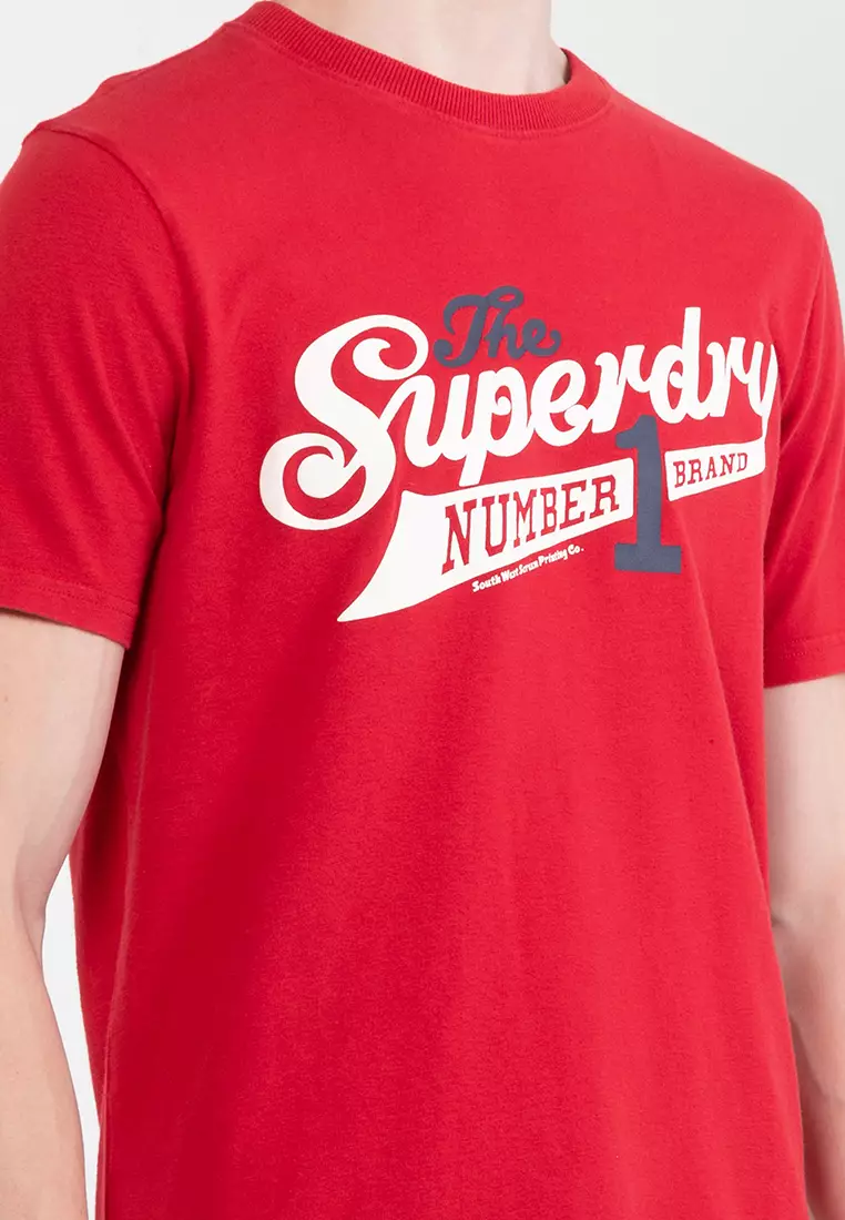 Superdry Vintage Scripted College T-Shirt - Original & Vintage