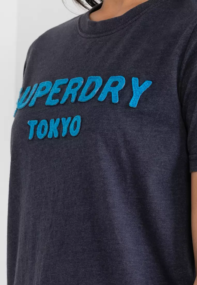 Superdry Vintage Stack Graphic T-Shirt - Original & Vintage