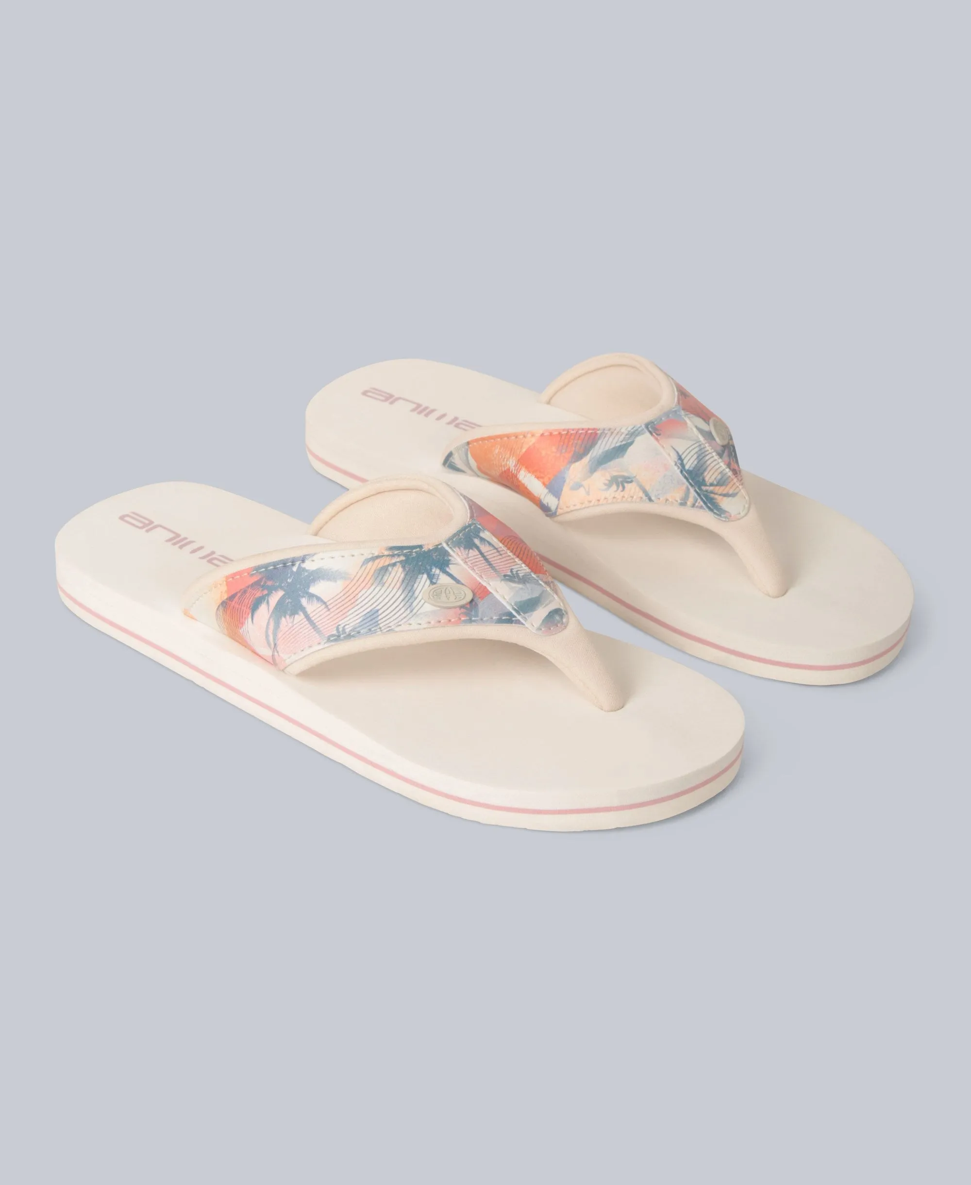 Swish Womens Flip-Flops - Light Beige