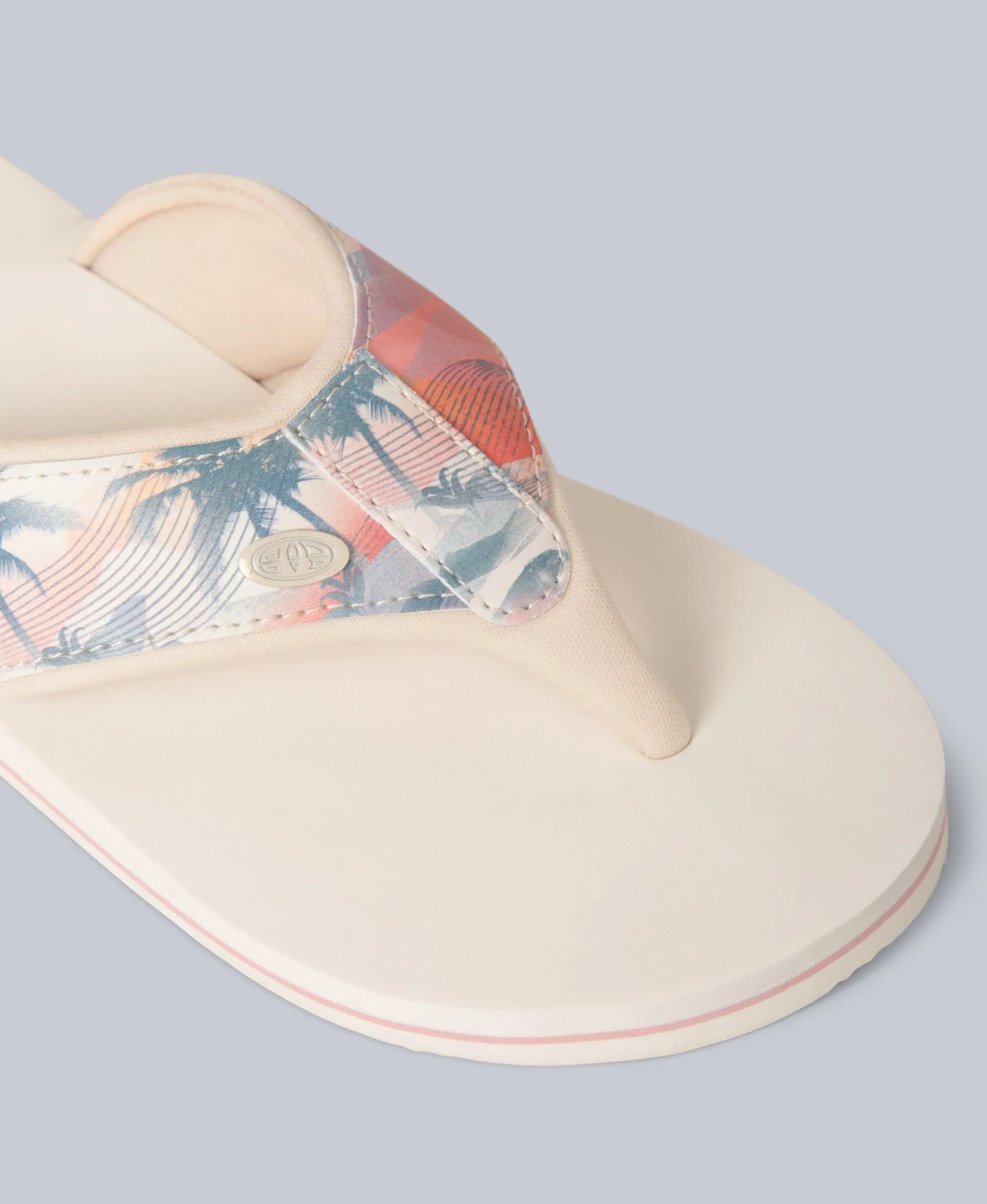 Swish Womens Flip-Flops - Light Beige