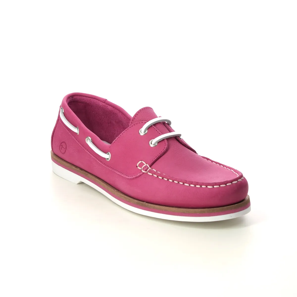 Tamaris - Boat Shoe 2361642513 (fuchsia Nubuck)