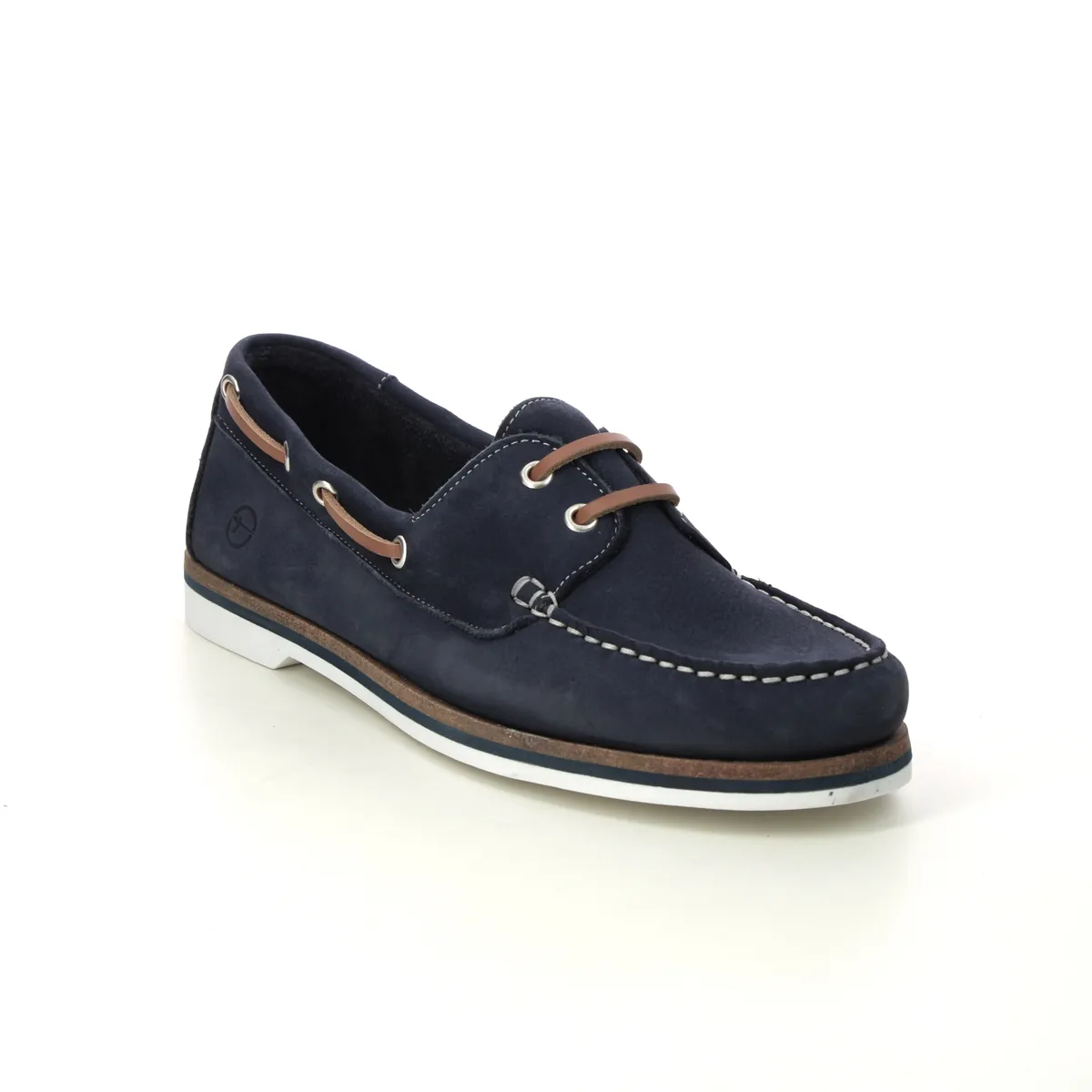 Tamaris - Boat Shoe 2361642805 (navy Nubuck)