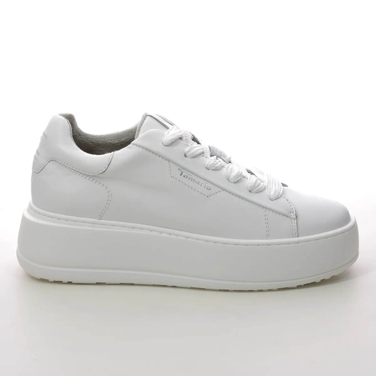 Tamaris - Platform 50 2381220117 (white Leather)