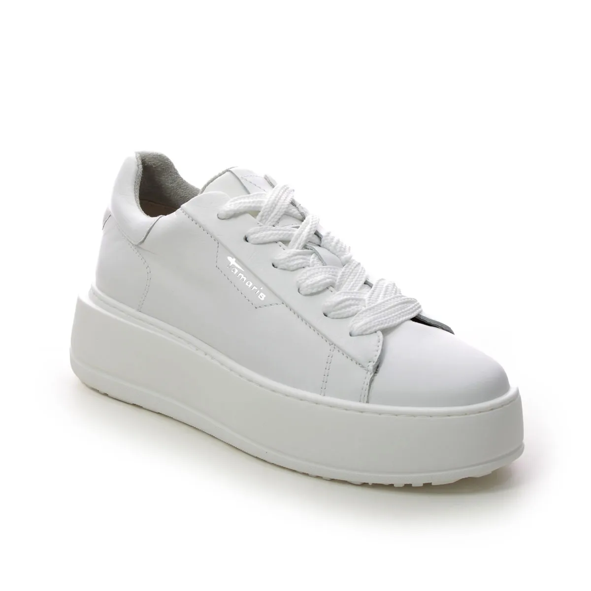 Tamaris - Platform 50 2381220117 (white Leather)