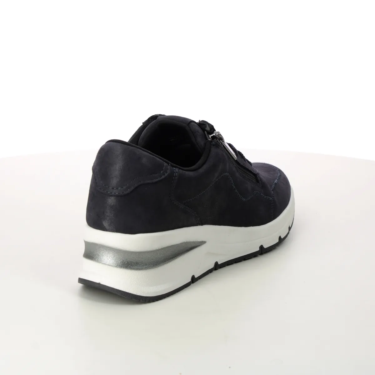 Tamaris - Rea Zip Wedge 2376142805 (navy Nubuck)