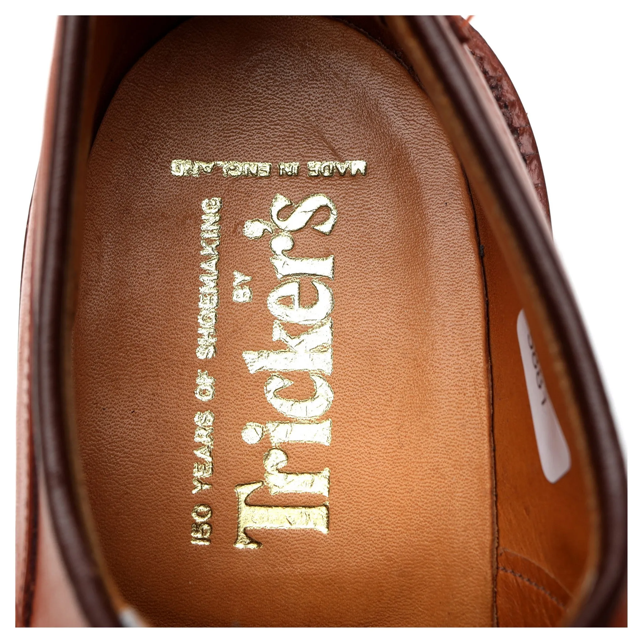 Tan Brown Leather Derby UK 6.5