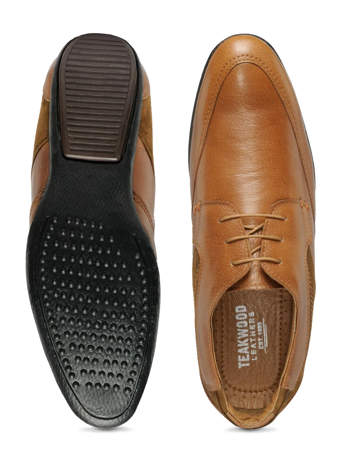 Teakwood Genuine Leather Derby Shoes Shoes