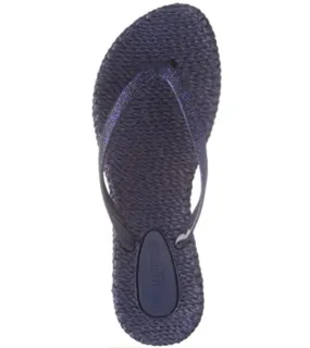 The Glitter Flip Flop in Navy