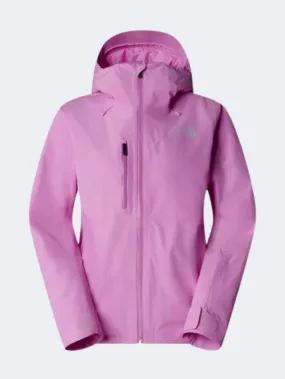 The North Face Descendit Women Skiing Jacket Dragon Fruit