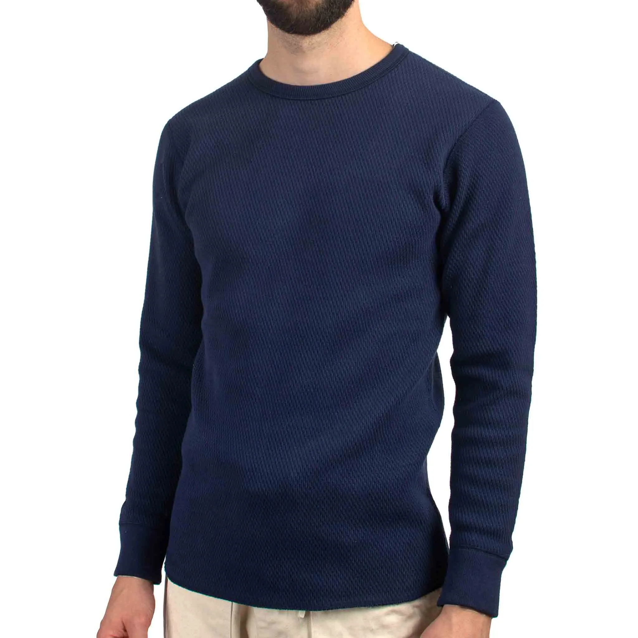 The Real McCoy's MC12110 Military Thermal Shirt Navy