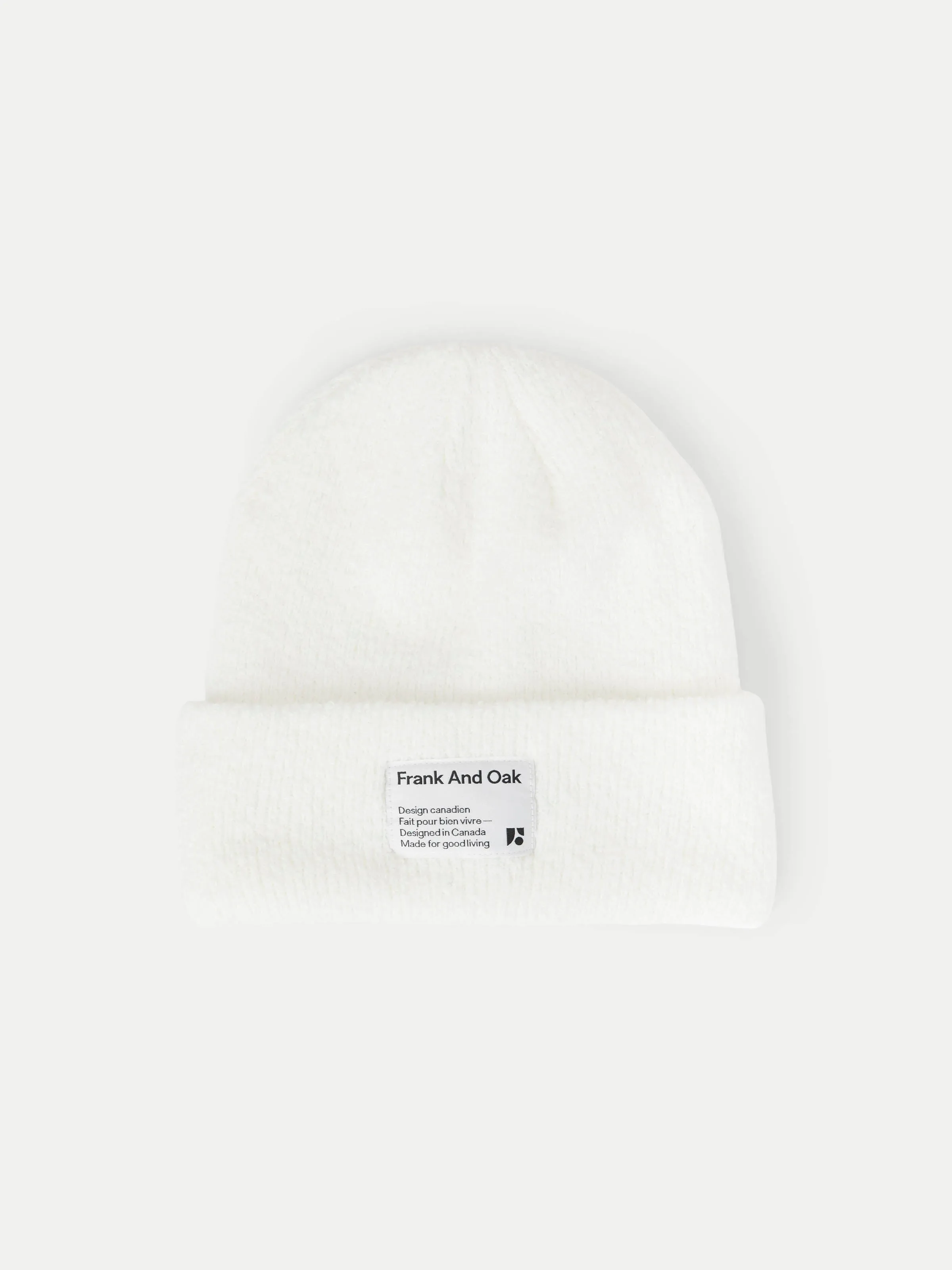 The Seawool Beanie in White