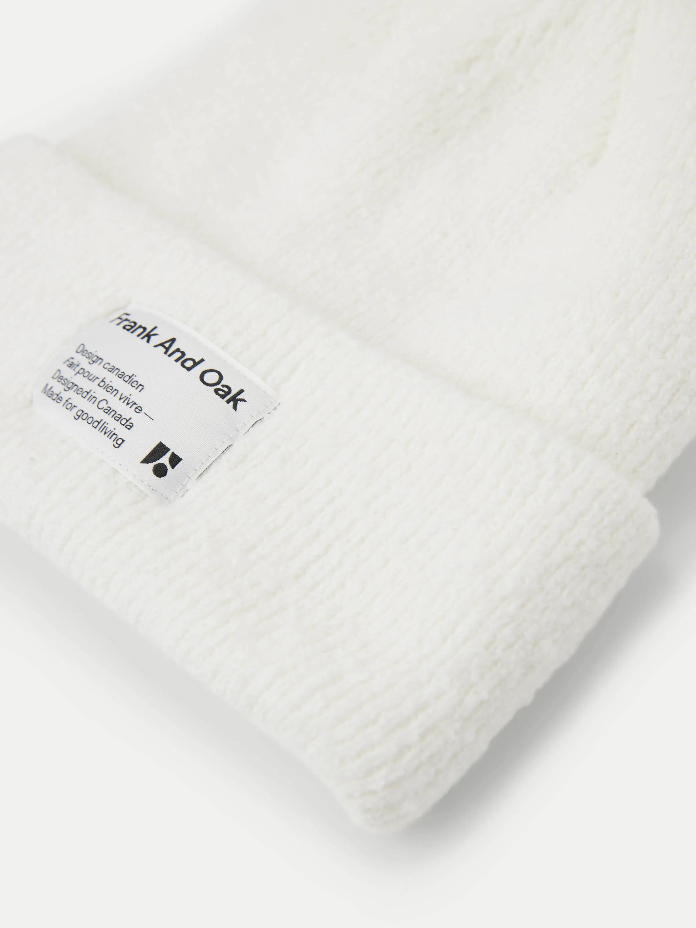 The Seawool Beanie in White