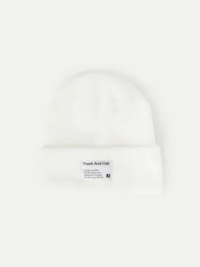 The Seawool Beanie in White