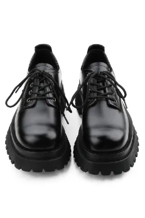 Thick Sole Derby Platform Shoes