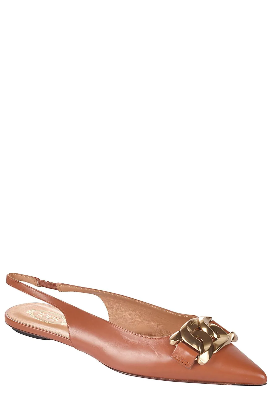 Tod's Buckle Detail Sling-Back Sandals