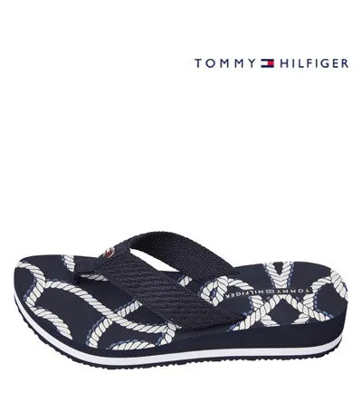 TOMMY HILFIGER WEDGE FLIP FLOP