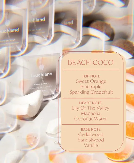 Touchland Power Mist Sanitizer- Beach Coco