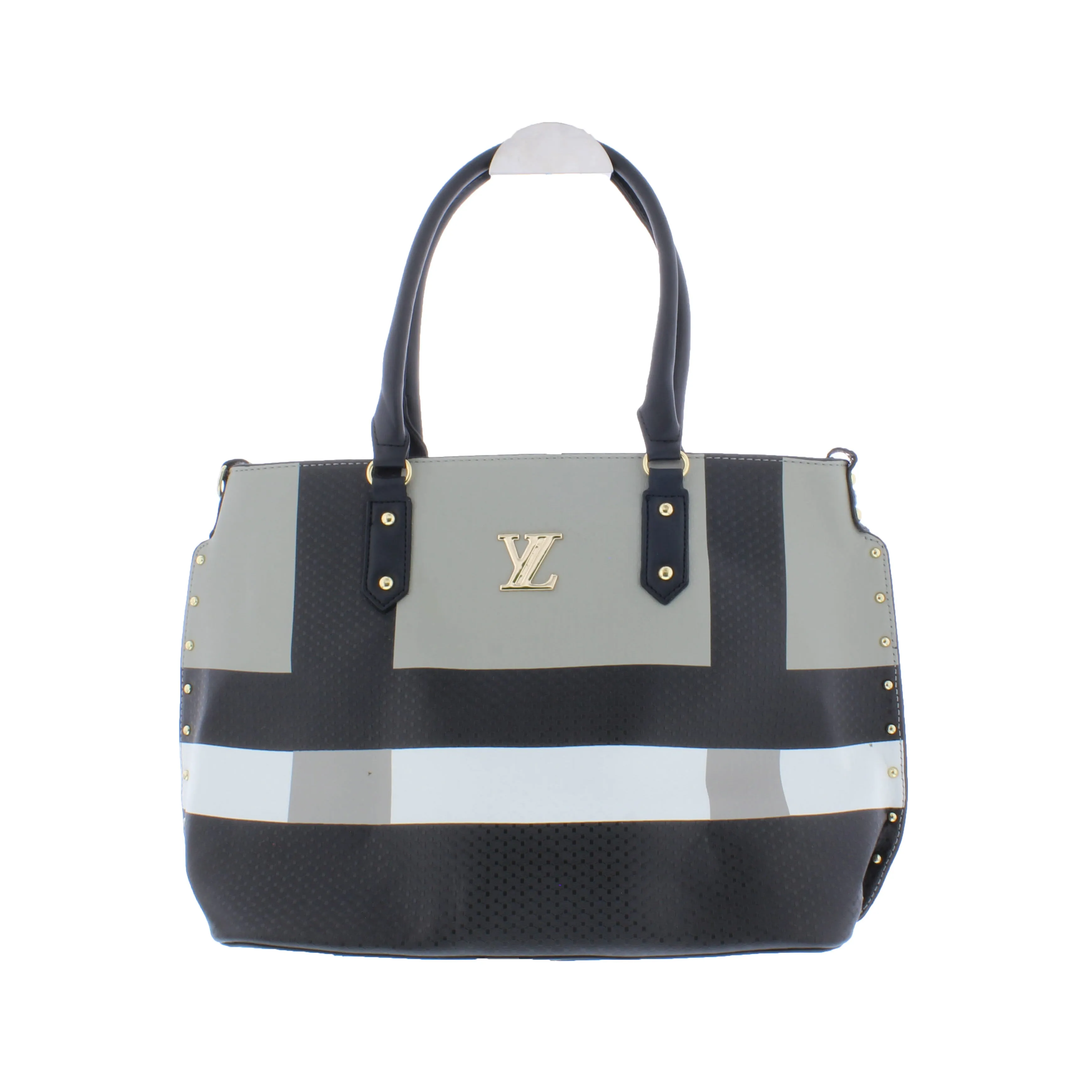 Tricolor Stripe Handbag