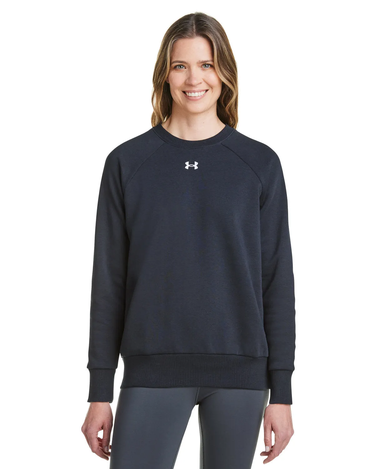 Under Armour Ladies Rival Fleece Custom Sweatshirts, Black