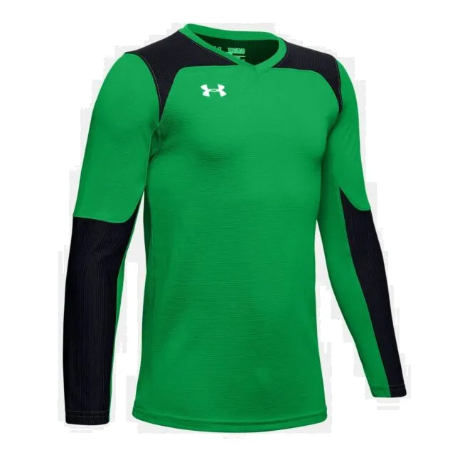 Under Armour Threadborne GK Jersey - Green/Black