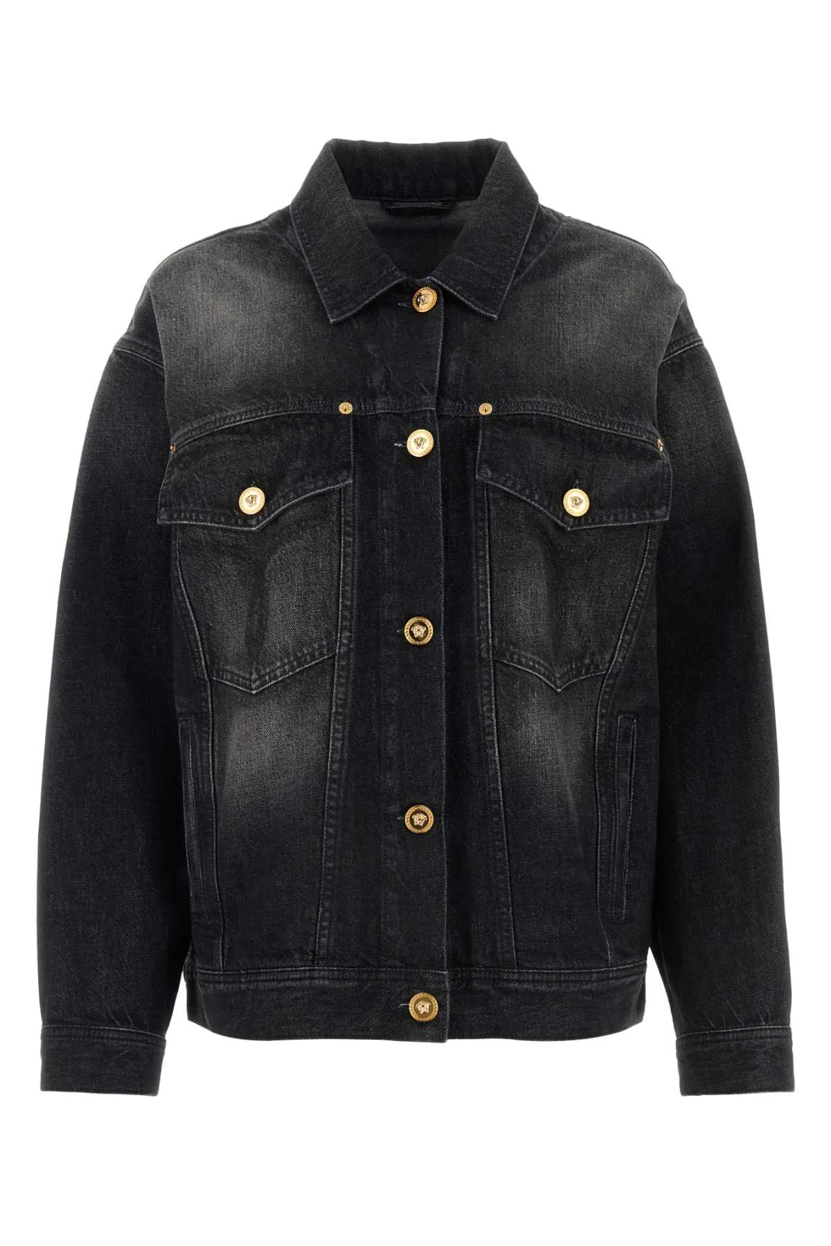 Versace Black Denim Jacket